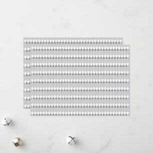 weißer Hintergrund mit Kreismuster Feiertagskarte