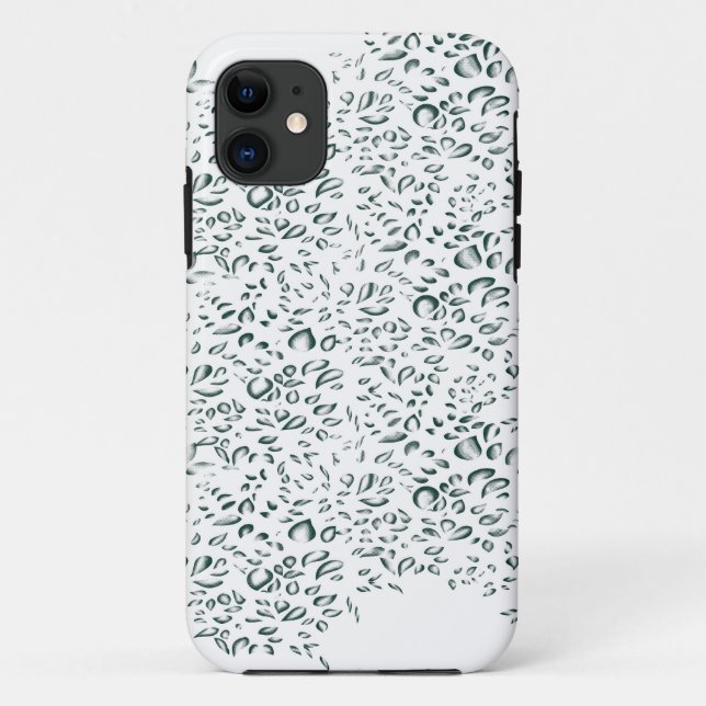 weißer Hintergrund mit vielen Wassertropfen Case-Mate iPhone Hülle (Rückseite)