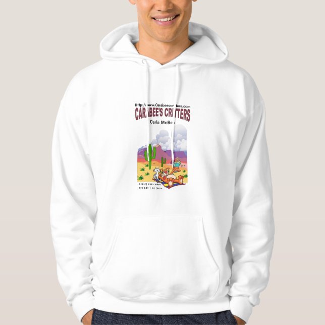 Weißer Hoodie (Vorderseite)
