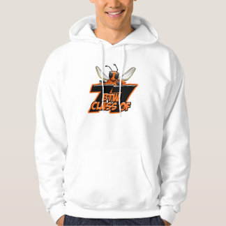 Weißer Hoodie-großes Logo Hoodie