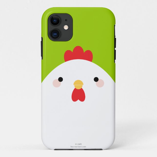 Weißer Huhn iPhone 5 Kasten Case-Mate iPhone Hülle (Rückseite)