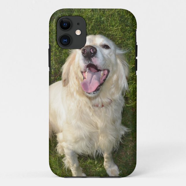 Weißer Hund Case-Mate iPhone Hülle (Rückseite)
