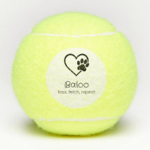 Weißer Hund Name Tennisball 'werfen, apportieren,