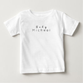Weißer Individuelle Name für Kinder, Kleinkinder u Baby T-shirt