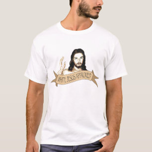 Weißer Jesus genehmigt T-Shirt