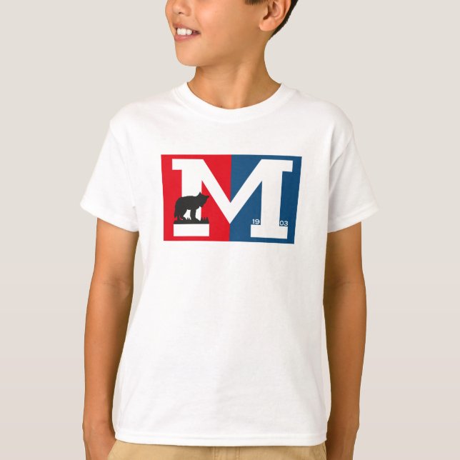 Weißer Jugend Mowglis T - Shirt (Vorderseite)