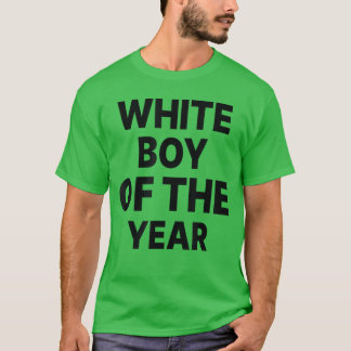 Weißer Junge des Jahres Lustiger Junge T-Shirt