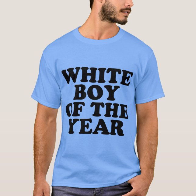 Weißer Junge des Jahres T-Shirt (Vorderseite)