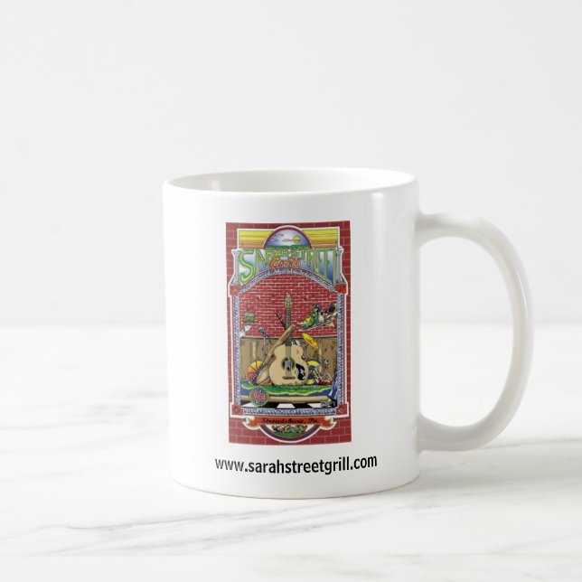 Weißer Kaffee-Tasse Kaffeetasse (Rechts)