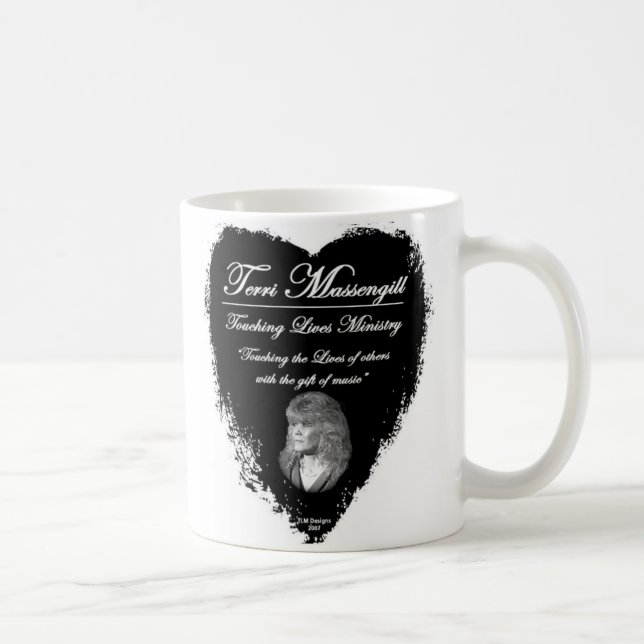 Weißer Kaffee-Tasse Tasse (Rechts)
