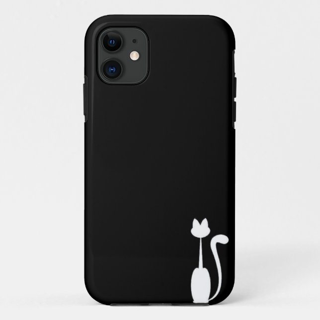Weißer Katze Iphone 5 kaum dort Kasten Case-Mate iPhone Hülle (Rückseite)