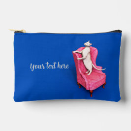 Weißer Katzenklappelärmel Zubehörtasche