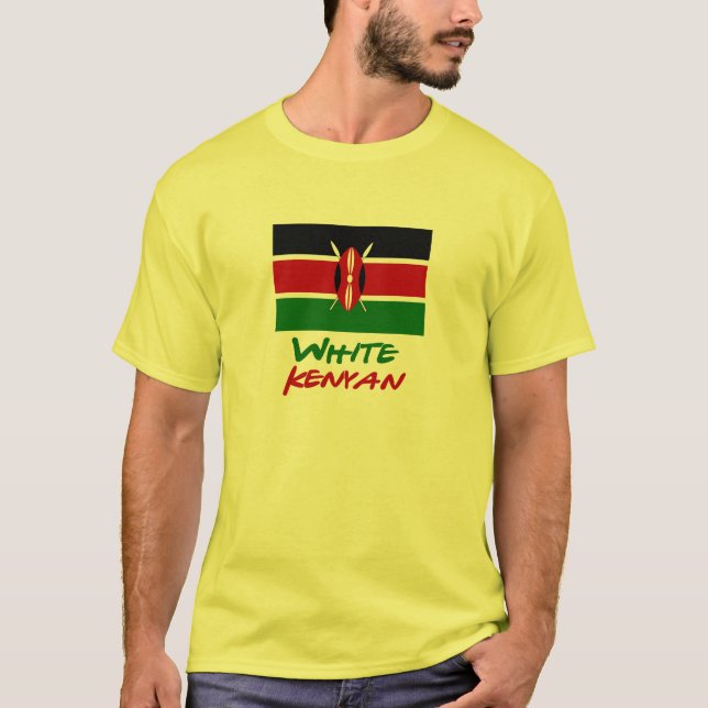 Weißer Kenyan T-Shirt (Vorderseite)