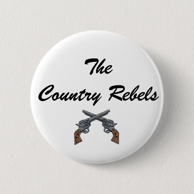 Weißer Knopf Button (Vorderseite)