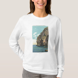 Weißer Kopf im Portland-Hafen T-Shirt