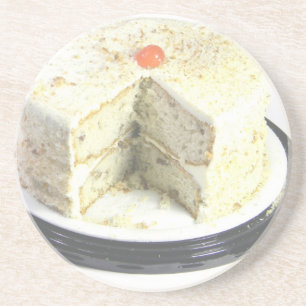 Weißer Kuchen Untersetzer