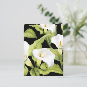 Weißer Lilie 4 Postkarte