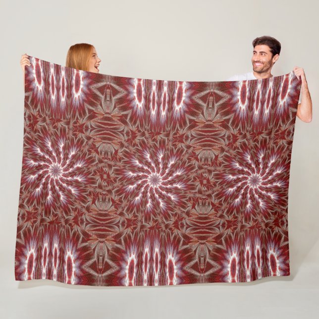 Weißer Lotus 13 Fleecedecke (Beispiel)