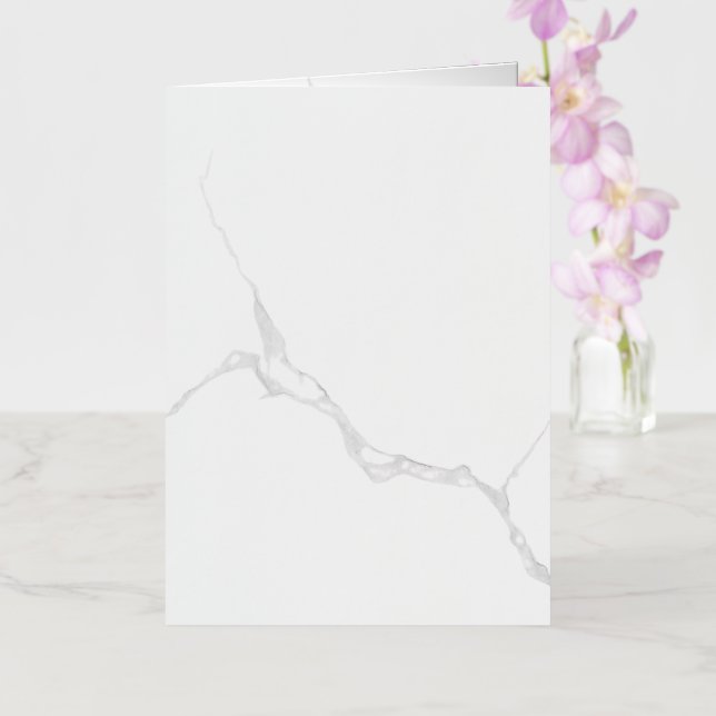 Weißer Marmor  (Orchidee)