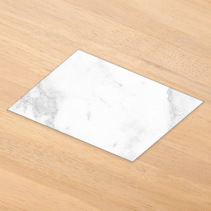 Weißer Marmor Acryleinladungen