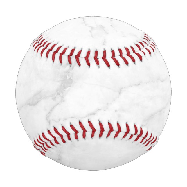 Weißer Marmor Baseball (Vorderseite)