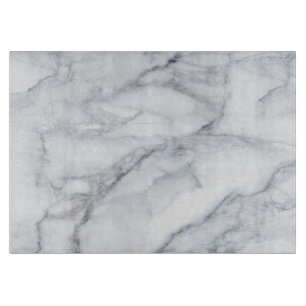 Weißer Marmor Carrara Calacatta Textur Schneidebrett