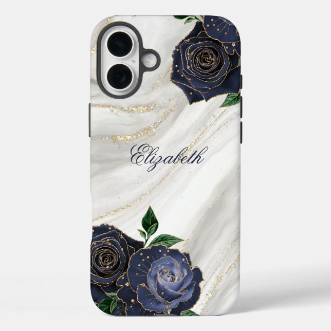 Weißer Marmor Case-Mate iPhone Hülle (Rückseite)