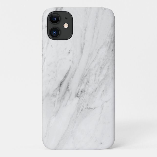 Weißer Marmor Case-Mate iPhone Hülle (Rückseite)