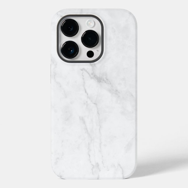  Weißer Marmor Case-Mate iPhone Hülle (Rückseite)