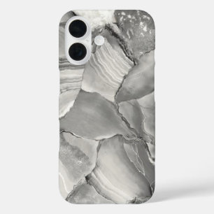 Weißer Marmor iPhone 16 Hülle