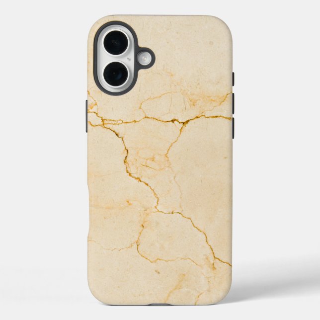 Weißer Marmor Case-Mate iPhone Hülle (Rückseite)