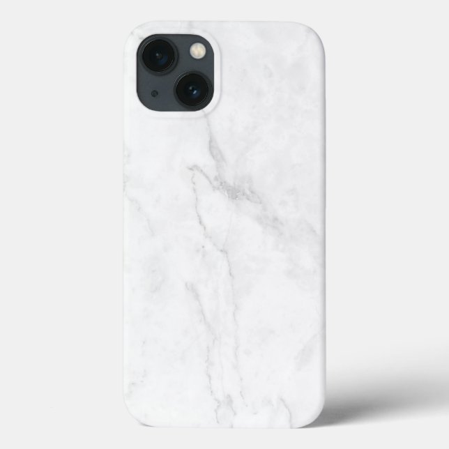  Weißer Marmor Case-Mate iPhone Hülle (Rückseite)