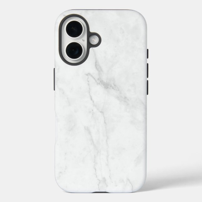  Weißer Marmor Case-Mate iPhone Hülle (Rückseite)