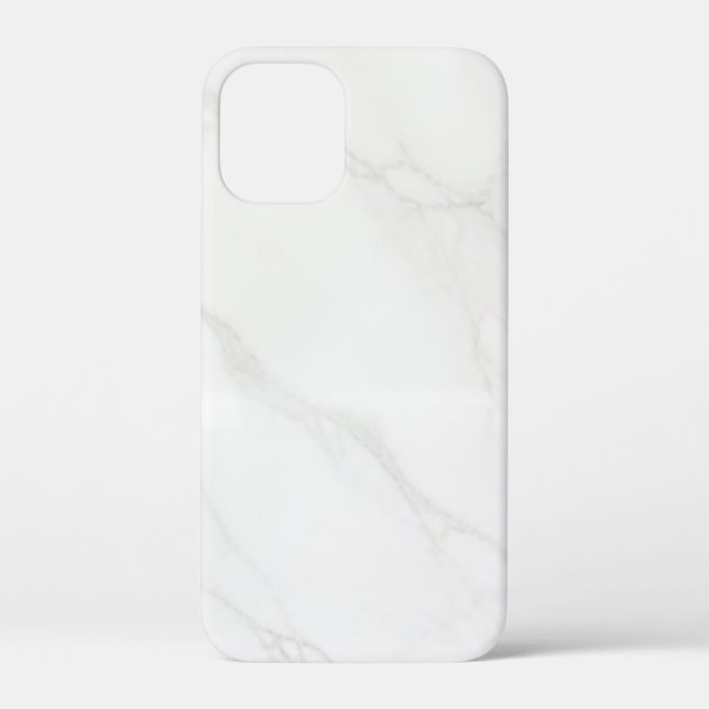 Weißer Marmor Case-Mate iPhone Hülle (Rückseite)