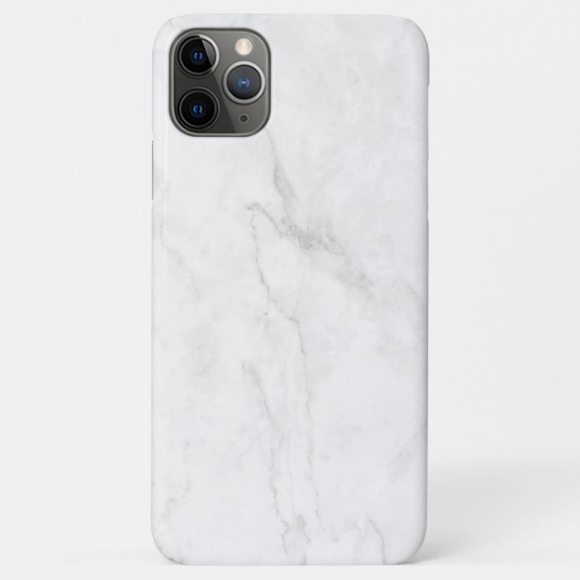  Weißer Marmor Case-Mate iPhone Hülle (Rückseite)