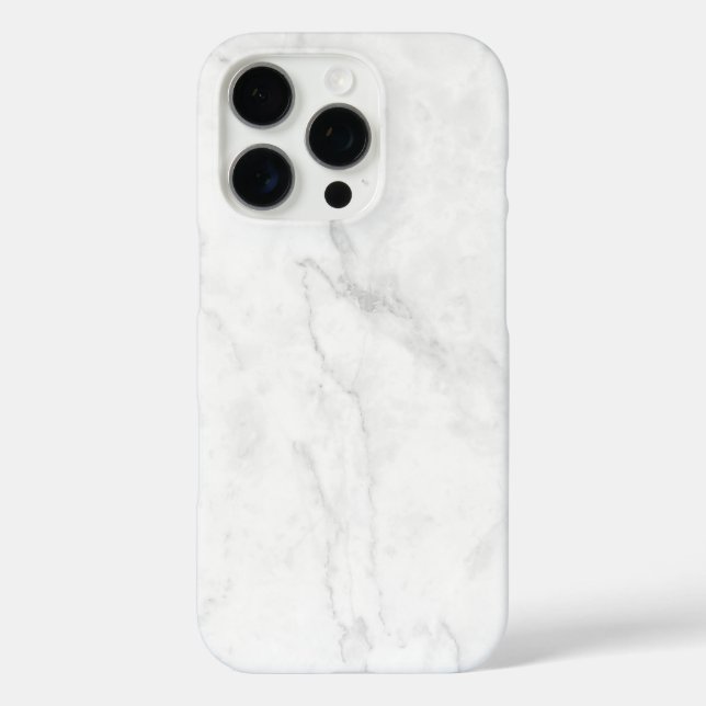  Weißer Marmor Case-Mate iPhone Hülle (Rückseite)