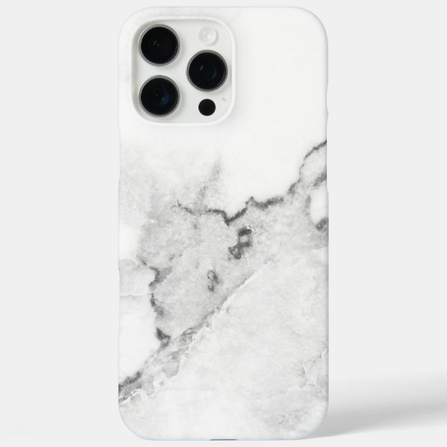 Weißer Marmor Case-Mate iPhone Hülle (Rückseite)