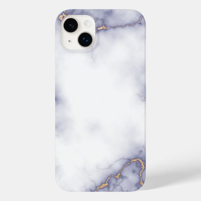 Weißer Marmor Case-Mate iPhone Hülle (Rückseite)