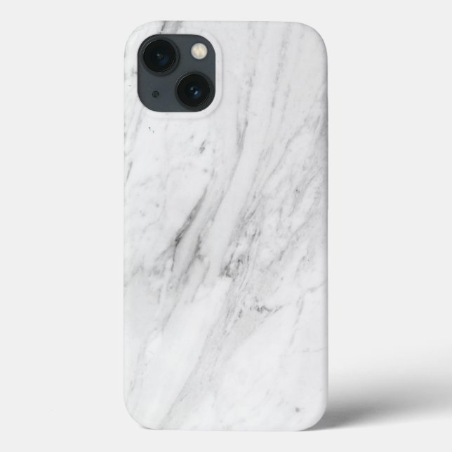 Weißer Marmor Case-Mate iPhone Hülle (Rückseite)
