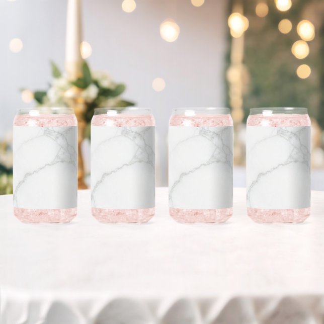 Weißer Marmor Dosenglas (Insitu (Hochzeit))