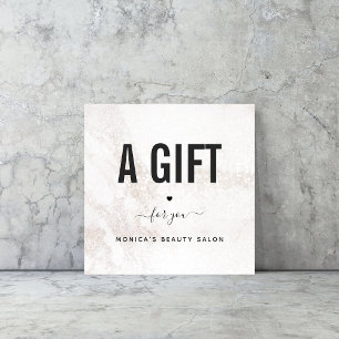 Weißer Marmor Eleganter moderner Schönheitssalon L