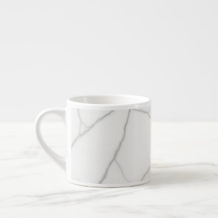 Weißer Marmor Espressotasse