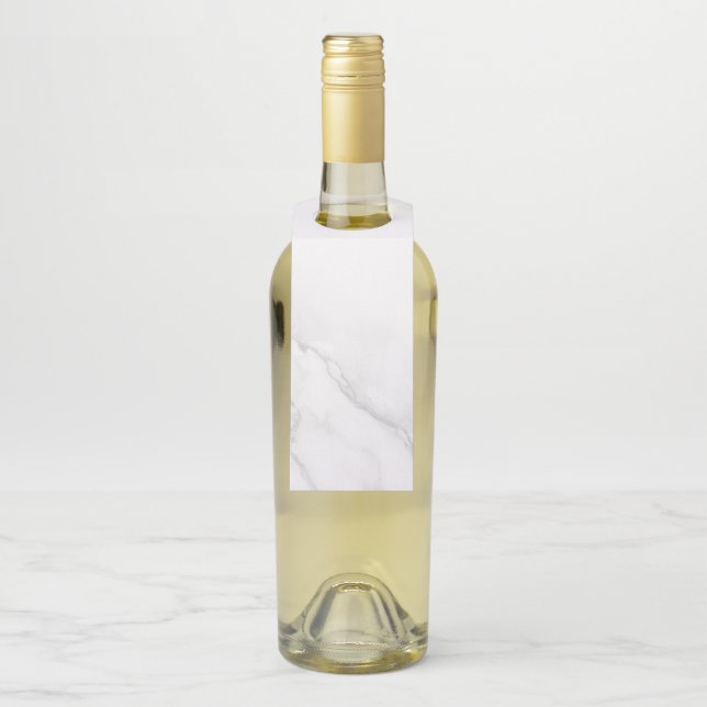 Weißer Marmor Flaschenanhänger (Auf Flasche)