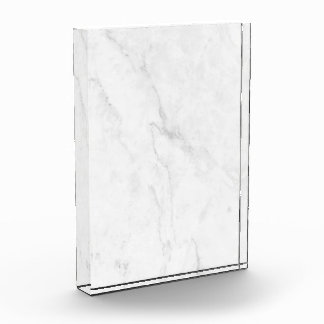 Weißer Marmor Fotoblock