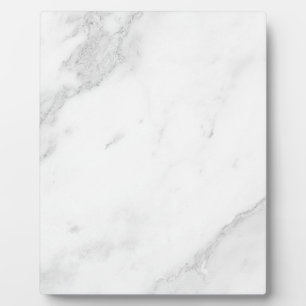 Weißer Marmor Fotoplatte