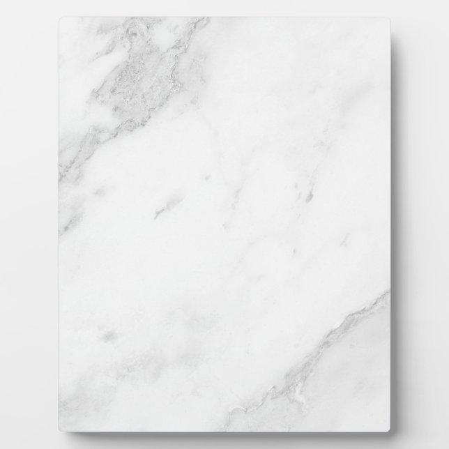 Weißer Marmor  Fotoplatte (Vorderseite)