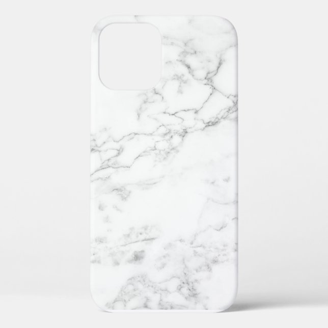 weißer Marmor für das iPhone 12 Case-Mate iPhone Hülle (Rückseite)
