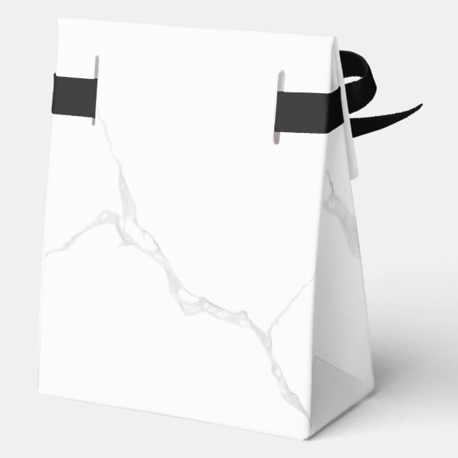Weißer Marmor  Geschenkschachtel (Rückseite)