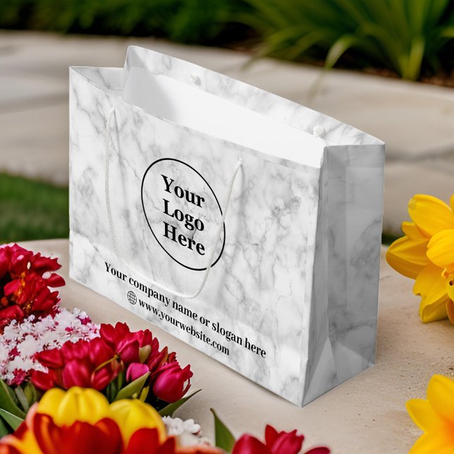 Weißer Marmor Große Geschenktüte (Von Creator hochgeladen)