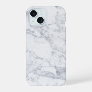 Weißer Marmor iPhone 15 Hülle